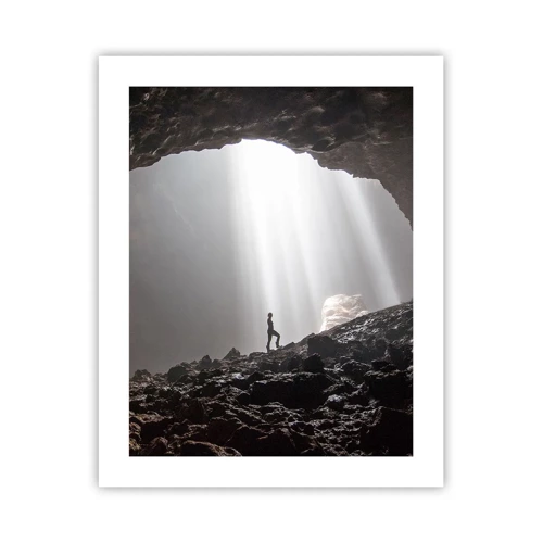 Poster - De lichtgevende grot - 40x50 cm