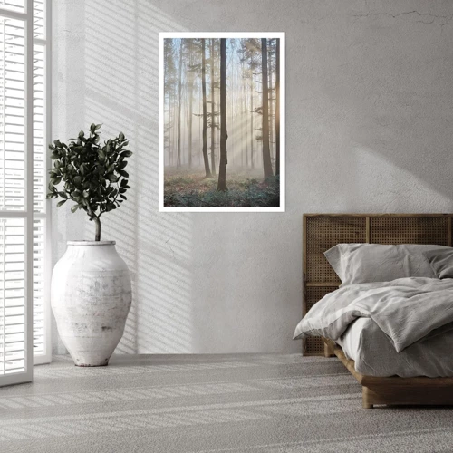 Poster - De mist werd ook wakker - 70x100 cm