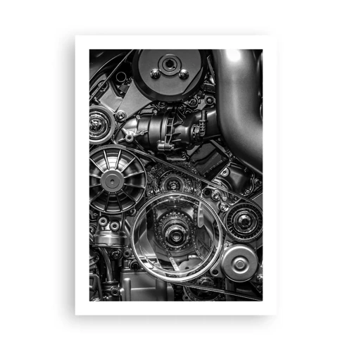 Poster - De poëzie van mechanica - 50x70 cm