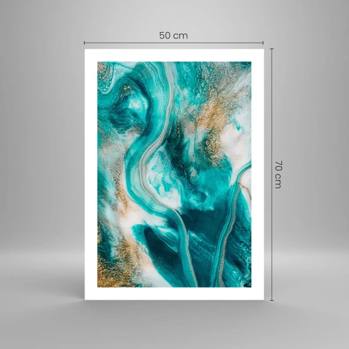 Poster - De rivier van goud - 50x70 cm