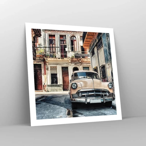 Poster - De siësta in Havana - 60x60 cm