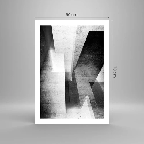 Poster - De structuur van de ruimte - 50x70 cm