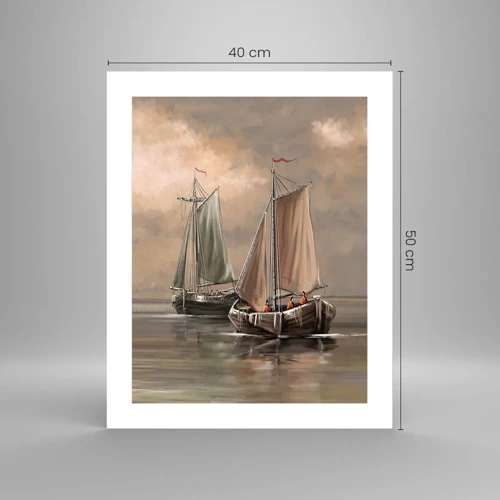 Poster - De terugkeer van zeelieden - 40x50 cm