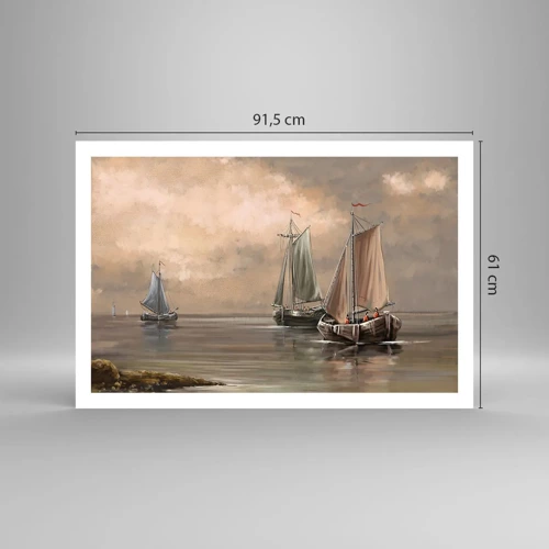 Poster - De terugkeer van zeelieden - 91x61 cm