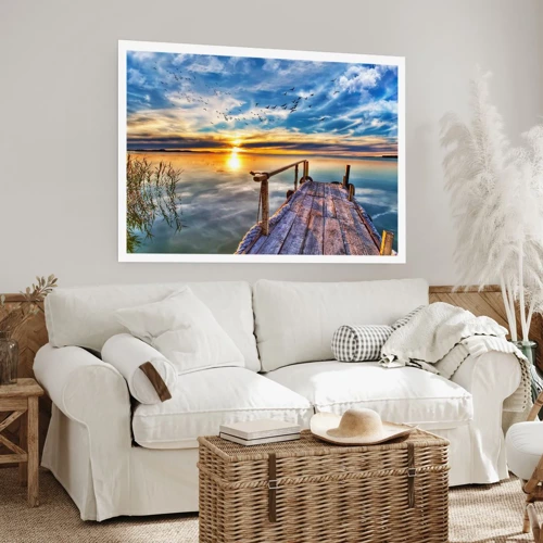 Poster - De wind gaat rusten - 40x30 cm