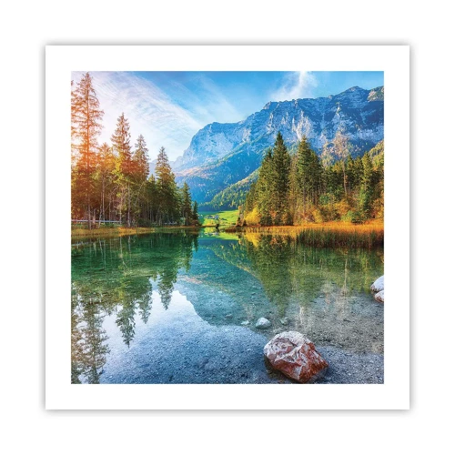 Poster - De zachtheid van de herfst - 50x50 cm