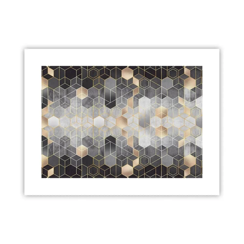 Poster - Diamant samenstelling - 40x30 cm