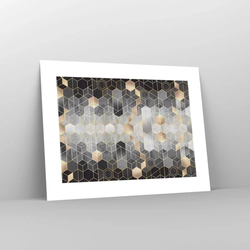 Poster - Diamant samenstelling - 40x30 cm