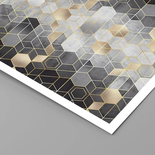 Poster - Diamant samenstelling - 40x30 cm