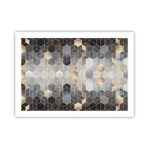 Poster - Diamant samenstelling - 70x50 cm