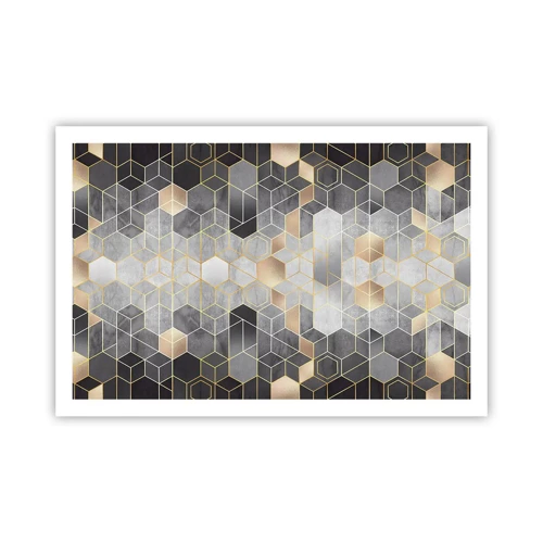 Poster - Diamant samenstelling - 91x61 cm