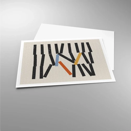 Poster - Domino – compositie - 100x70 cm