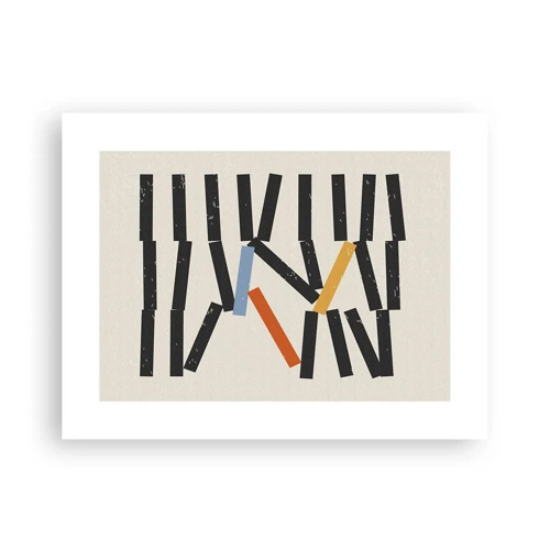 Poster - Domino – compositie - 40x30 cm