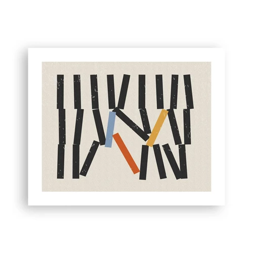 Poster - Domino – compositie - 50x40 cm