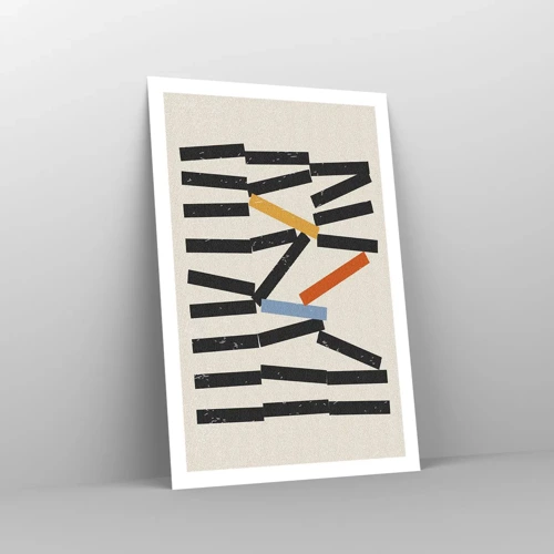 Poster - Domino – compositie - 61x91 cm