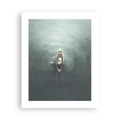 Poster - Door het maanmeer - 40x50 cm