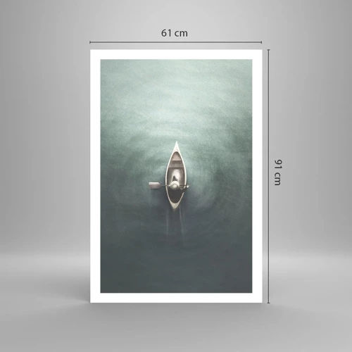 Poster - Door het maanmeer - 61x91 cm