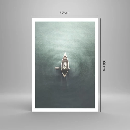 Poster - Door het maanmeer - 70x100 cm