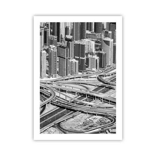 Poster - Dubai - de onmogelijke stad - 50x70 cm