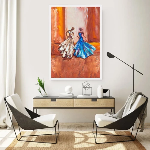 Poster - Een dankbaar duo - 70x100 cm