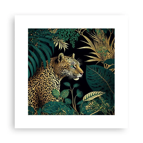 Poster - Een gastheer in de jungle - 30x30 cm