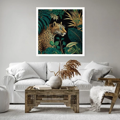 Poster - Een gastheer in de jungle - 30x30 cm