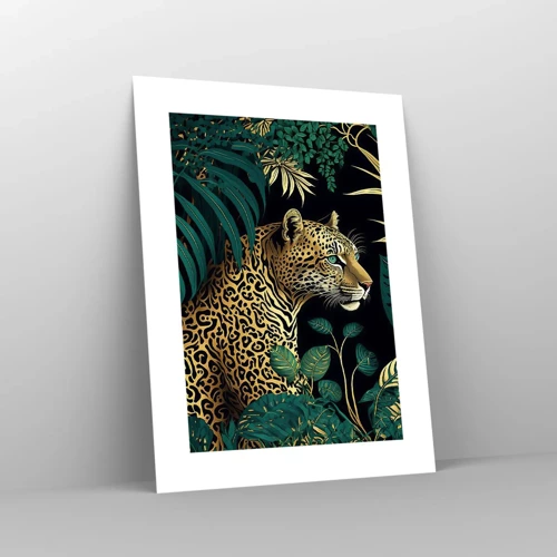 Poster - Een gastheer in de jungle - 30x40 cm