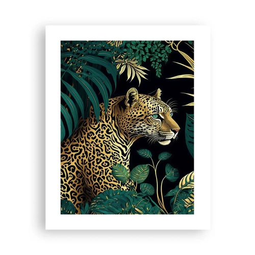 Poster - Een gastheer in de jungle - 40x50 cm