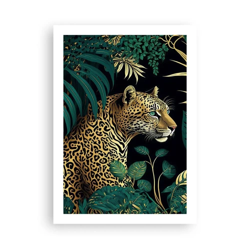 Poster - Een gastheer in de jungle - 50x70 cm