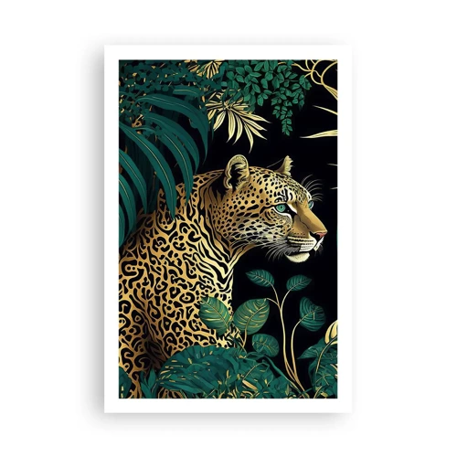 Poster - Een gastheer in de jungle - 61x91 cm