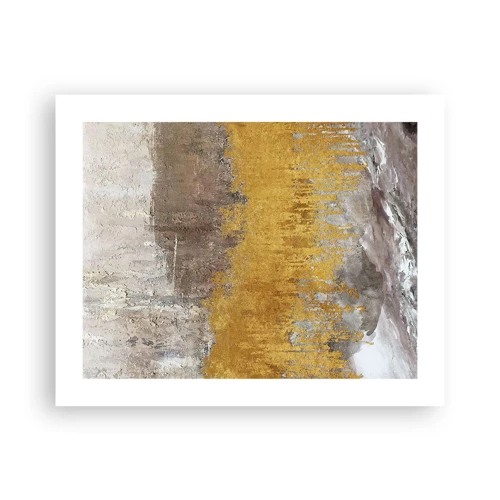 Poster - Een gouden explosie - 50x40 cm