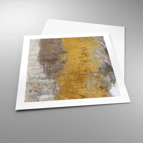 Poster - Een gouden explosie - 50x50 cm