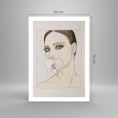 Poster - Een symbool van elegantie en schoonheid - 50x70 cm