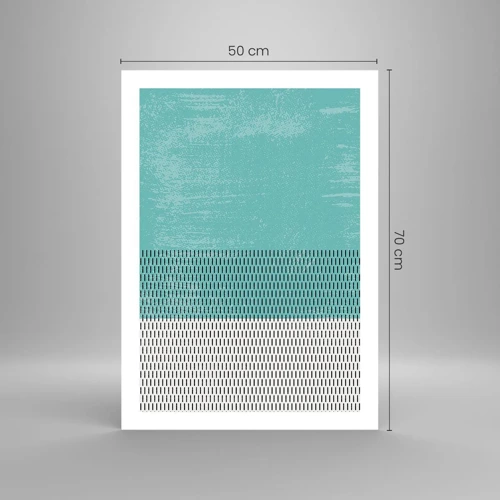 Poster - Een uitgebalanceerde compositie - 50x70 cm