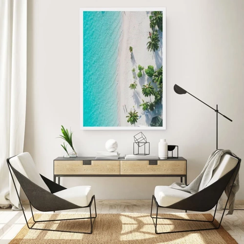 Poster - Een vakantie in het paradijs - 40x50 cm