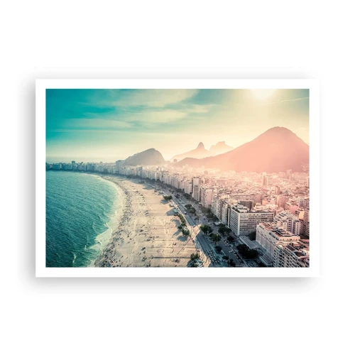 Poster - Eeuwige vakantie in Rio - 100x70 cm