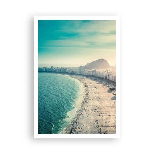 Poster - Eeuwige vakantie in Rio - 70x100 cm