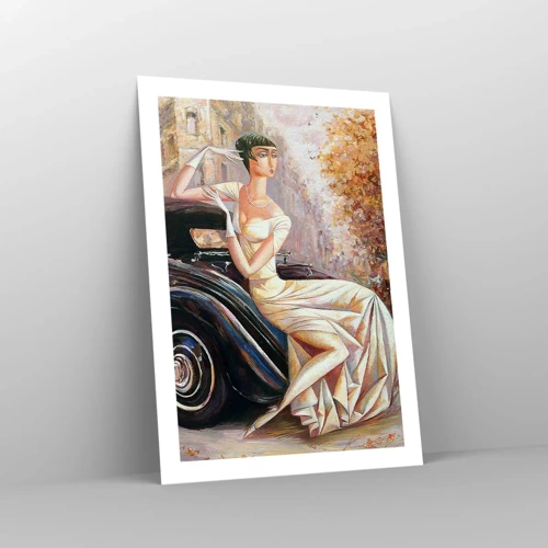 Poster - Elegantie in retrostijl - 50x70 cm