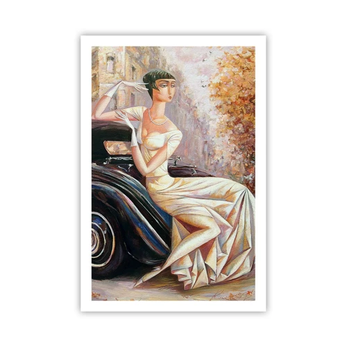 Poster - Elegantie in retrostijl - 61x91 cm