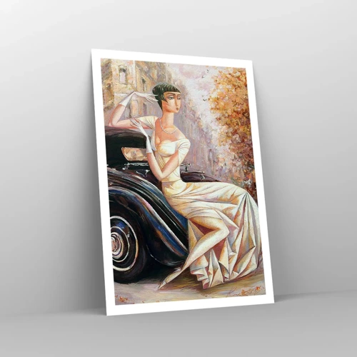 Poster - Elegantie in retrostijl - 70x100 cm