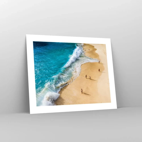 Poster - En dan de zon, het strand… - 50x40 cm