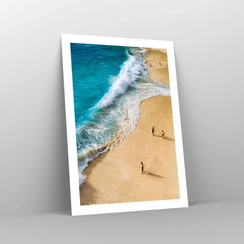 Poster - En dan de zon, het strand… - 50x70 cm
