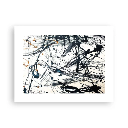 Poster - Expressionistische abstractie - 40x30 cm