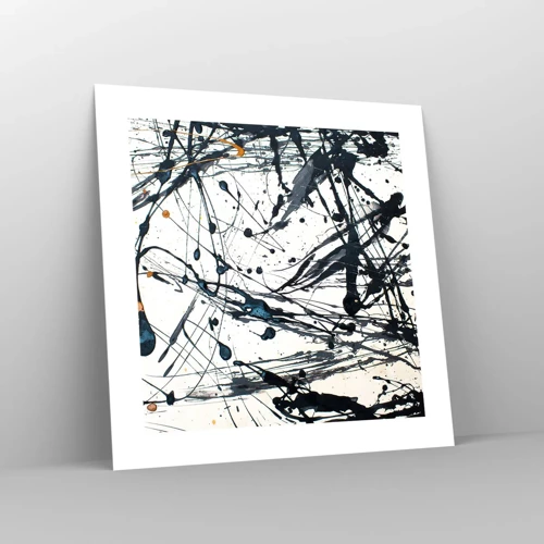 Poster - Expressionistische abstractie - 40x40 cm