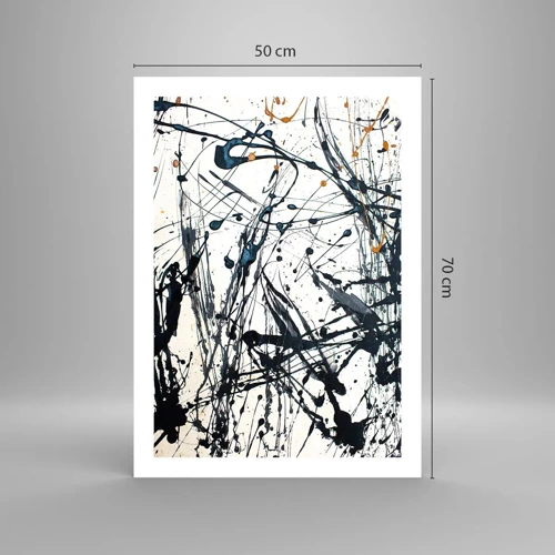 Poster - Expressionistische abstractie - 50x70 cm