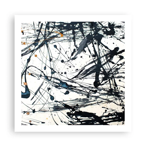 Poster - Expressionistische abstractie - 60x60 cm
