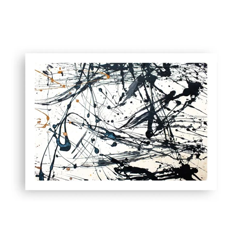 Poster - Expressionistische abstractie - 70x50 cm