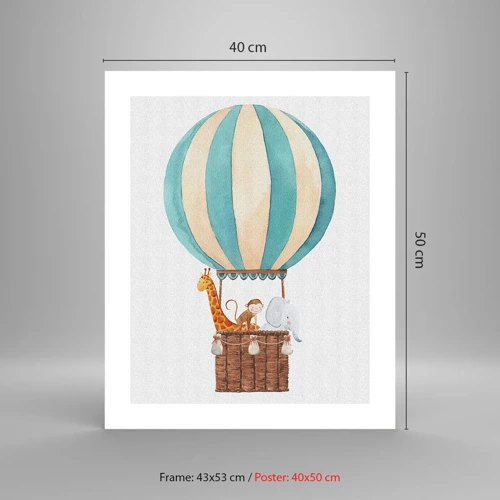 Poster - Fantastische reis - 40x50 cm