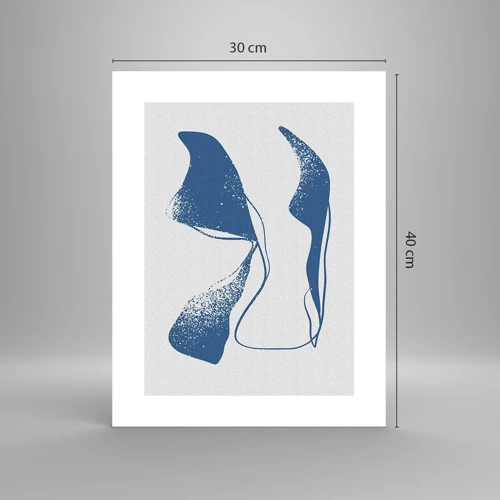 Poster - Gevleugelde abstractie - 30x40 cm