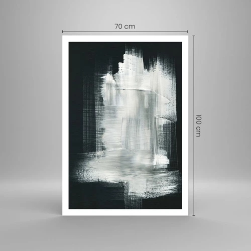 Poster - Geweven van verticaal en horizontaal - 70x100 cm